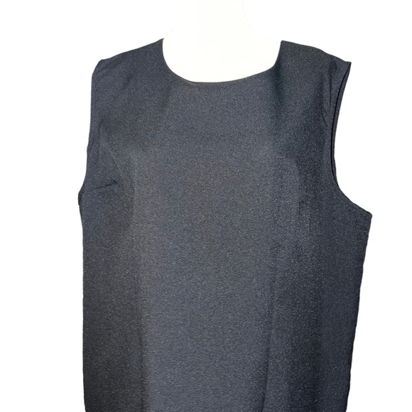 Anthony Richards Women’s Plus Size Black Sheath Dress Sleeveless Size 20W VTG - Picture 4 of 5